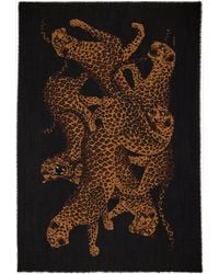 Saint Laurent - Leopard Stole - Lyst