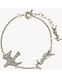 Saint Laurent - Cassandre Dove Bracelet - Lyst