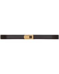 Saint Laurent - Charniere Buckle Belt - Lyst