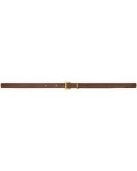 Saint Laurent - Cassandre Extra Thin Belt - Lyst