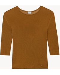 Saint Laurent - Saint Laone Sizerent Cassandreトップ（ニット） - Lyst