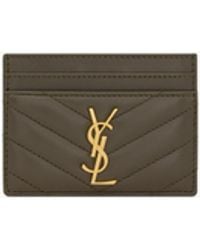 Saint Laurent - "Cassandre Matelassè" Cards Holder - Lyst