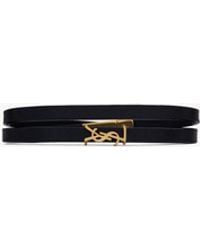 Saint Laurent - Bracciale Cassandre Doppio Giro - Lyst