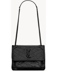 Saint Laurent - Baby Niki Vintage Leather Shoulder Bag - Lyst