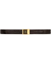 Saint Laurent - La 66 Buckle Belt - Lyst