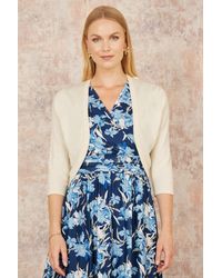 Yumi' - Knitted Curve Bolero - Lyst