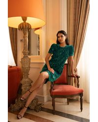 Yumi' - Sequin Tunic Dress - Lyst