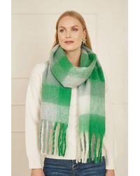 Yumi Accessories - Yumi Check Fluffy Scarf - Lyst