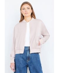 Yumi' - Relaxed Lightweight Bomber Jacket - Lyst