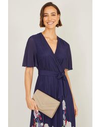 Yumi' - Shimmer Envelope Clutch Bag - Lyst