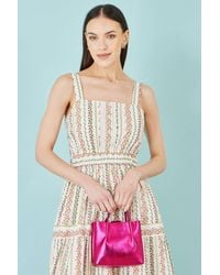 Yumi' - Metallic Small Tote Bag - Lyst