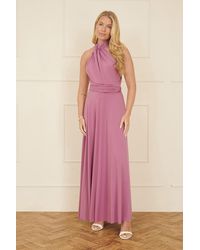 Yumi' - Jersey Stretch Multiway Midi Dress - Lyst