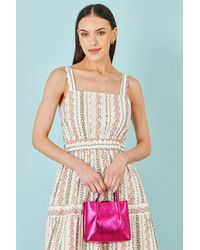 Yumi' - Metallic Small Tote Bag - Lyst