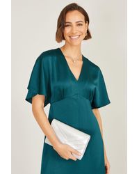 Yumi' - Shimmer Envelope Clutch Bag - Lyst