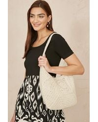 Yumi' - Handmade Crochet Shoulder Bag - Lyst