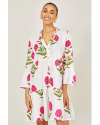 Yumi' - Cotton Floral Tunic - Lyst