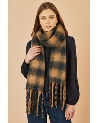 Yumi' - Check Soft Scarf - Lyst