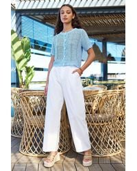 Yumi' - Wide Leg Trousers - Lyst