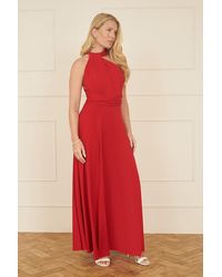 Yumi' - Jersey Stretch Multiway Midi Dress - Lyst