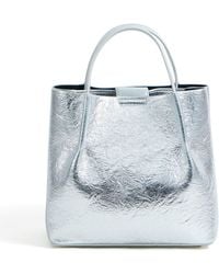 Yumi' - Metallic Small Tote Bag - Lyst