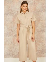 Yumi' - Utility Relaxed Fit Jumpsuit - Lyst