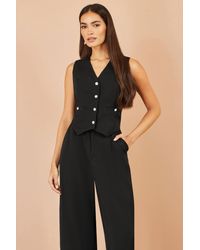Yumi' - Waistcoat Style Jumpsuit - Lyst