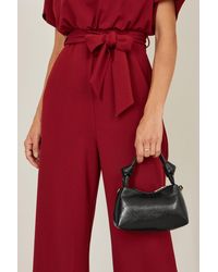 Yumi' - Textured Small Knot Handle Handbag - Lyst