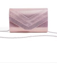 Yumi' - Rose Shimmer Envelope Clutch Bag - Lyst