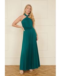 Yumi' - Jersey Stretch Multiway Midi Dress - Lyst