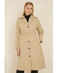 Yumi' - Belted Trench Coat - Lyst