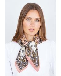 Yumi' - Multicolour Paisley Viscose Placement Scarf - Lyst