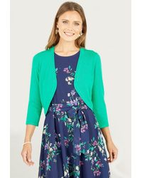 Yumi' - Knitted Curve Bolero - Lyst