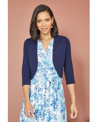 Yumi' - Knitted Curve Bolero - Lyst
