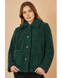 Yumi' - Short Teddy Bear Jacket - Lyst