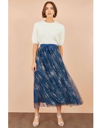 Yumi' - Star Sparkle Tulle Skirt - Lyst