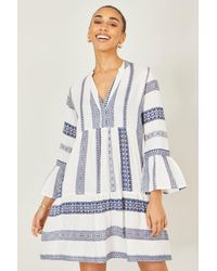 Yumi' - Cotton Stripe Tunic - Lyst