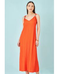 Yumi' - Viscose Maxi Beach Dress - Lyst