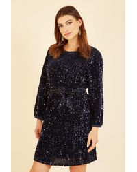 Mela - Sequin Smock Dress - Lyst