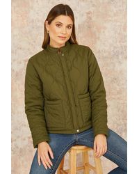Yumi' - Short Quilted Jacket - Lyst