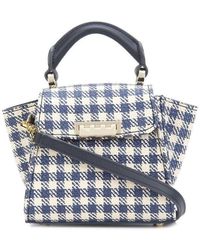 zac zac posen eartha iconic mini chain crossbody gingham