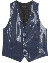 Zadig & Voltaire - Emaux Waistcoat - Lyst