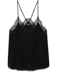 Zadig & Voltaire - Christy Camisole 100% Silk - Lyst