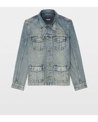 Zadig & Voltaire - Lienna Denim Jacket - Lyst