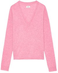 Zadig & Voltaire - Vivi Patch Jumper 100% Cashmere - Lyst