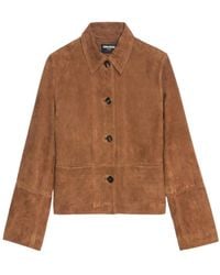 Zadig & Voltaire - Lessa Jacket 100% Suede Leather - Lyst