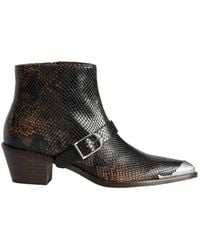 Zadig & Voltaire - Tylow Wild Mirror Ankle Boots - Lyst