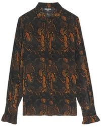 Zadig & Voltaire - Thely 100% Silk Shirt - Lyst