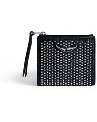 Zadig & Voltaire - Zv Fold Dotted Swiss Coin Purse - Lyst