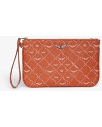 Zadig & Voltaire - Pochette Z Pouch Monogram - Lyst