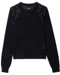 Zadig & Voltaire - Swapy Cashmere Sweater - Lyst